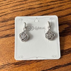 Brighton Irish knot earrings. NWT and bag